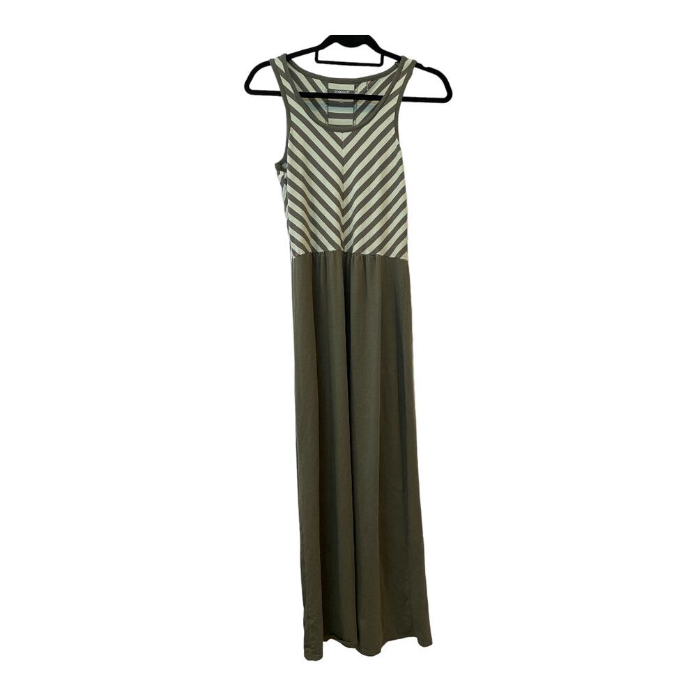 TOAD & CO Sarita Maxi Dress Womens Size XS Sleeveless Soft Stretch Jersey Green